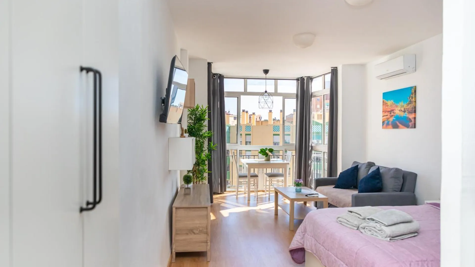 Vis6 - Nuevo, Reformado, Centro De Torremolinos, Playa A 850 Metros, Wifi, Vistas A La Ciudad Appartement